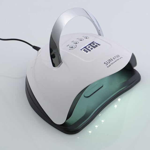 SUN X7 Nail Dryer LED Lamp UV Light Polish Gel Curing Machine Electric Manicure 220W