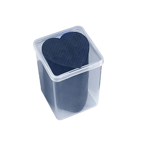 Black Heart Nail Wipe Private Label Plastic Box Lint Free Nail Cotton Wipes Custom Nail Polish Remove Wipes 200pcs