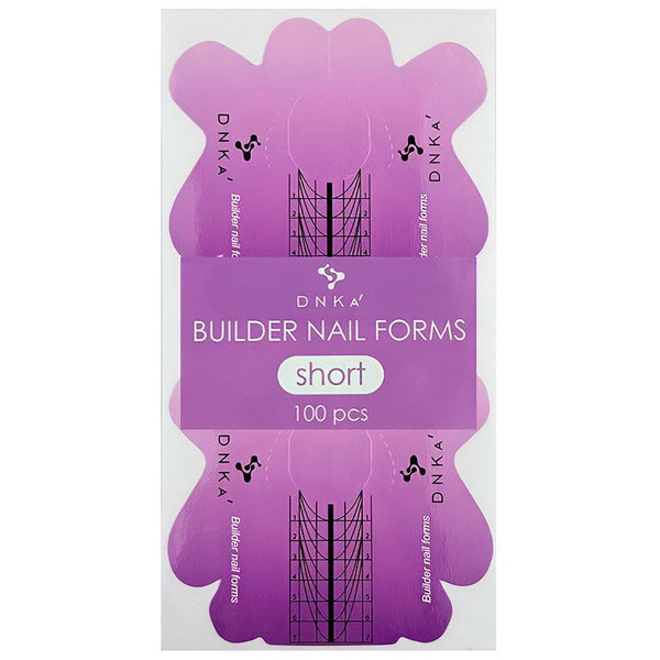 DNKa’ Paper Builder Nail Forms Short, 100 pcs PBS-100