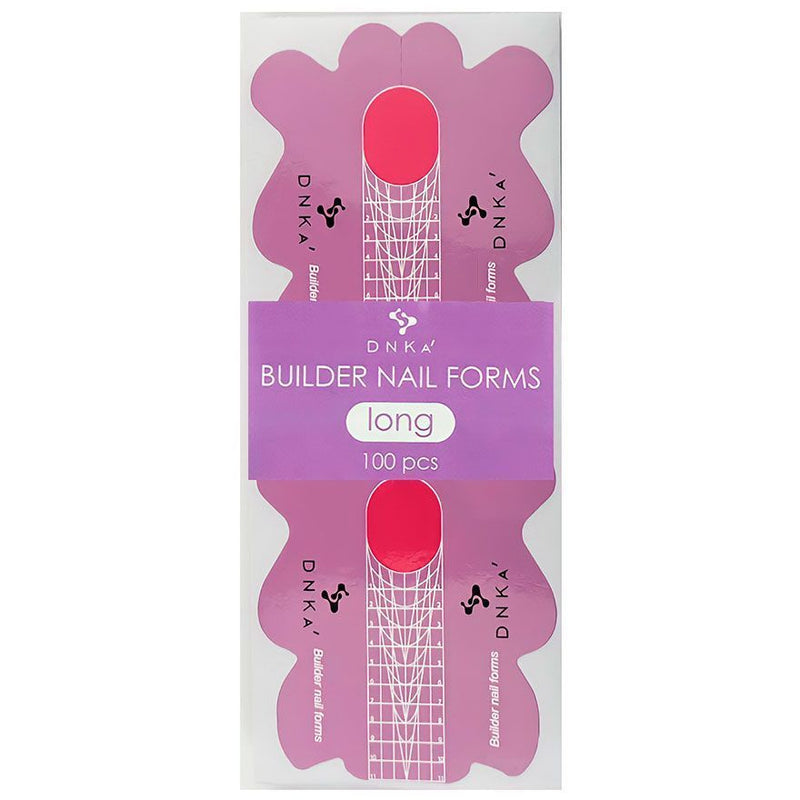 DNKa' Paper Builder nail forms long, 100pcs