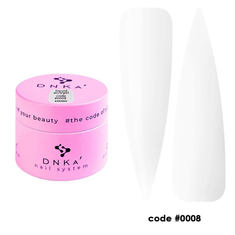 DNKa Nail gel Liquid Acrygel 0008 Eskimo 15ml