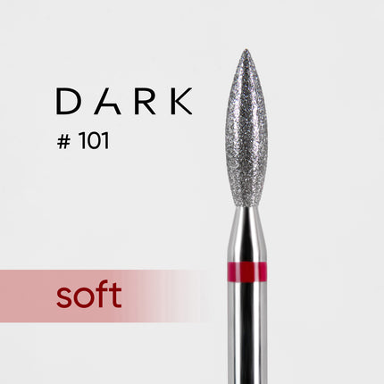СВЕРЛА ДЛЯ НОГТЕЙ DARK DIAMOND #101 RED FLAME 024 F101