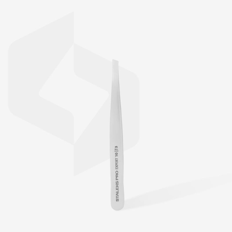STALEKS PRO EXPERT 10 TYPE 3 EYEBROW TWEEZERS STRAIGHT TE-10/3