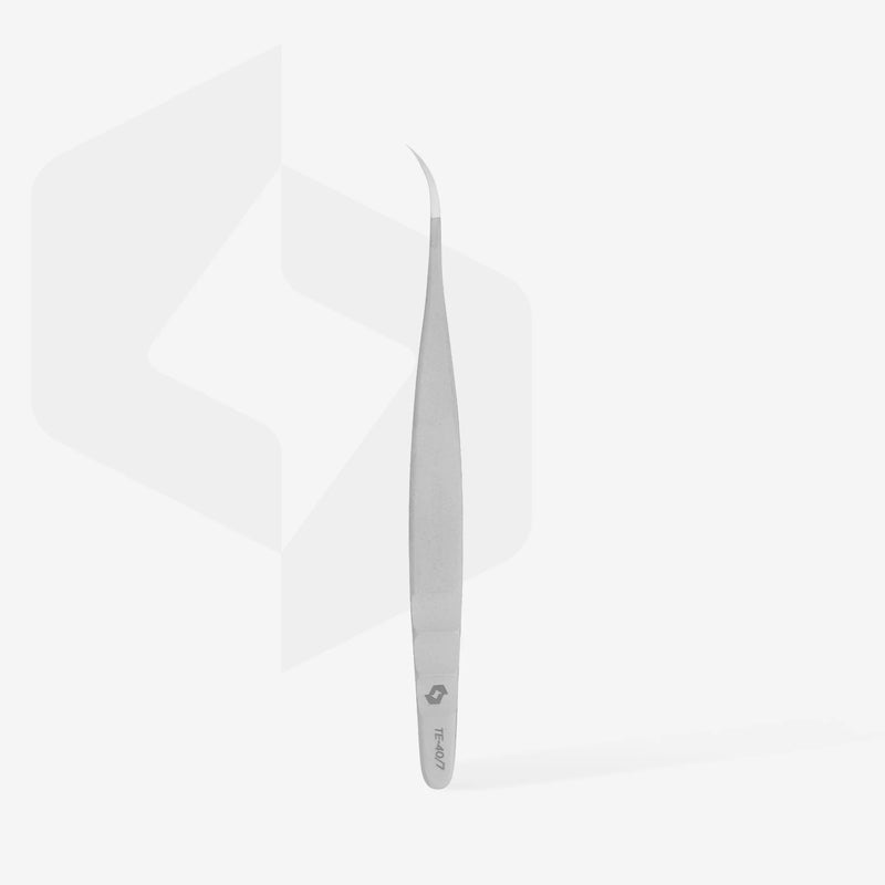 Staleks Professional eyelash tweezers EXPERT 40 TYPE 7 (curved)