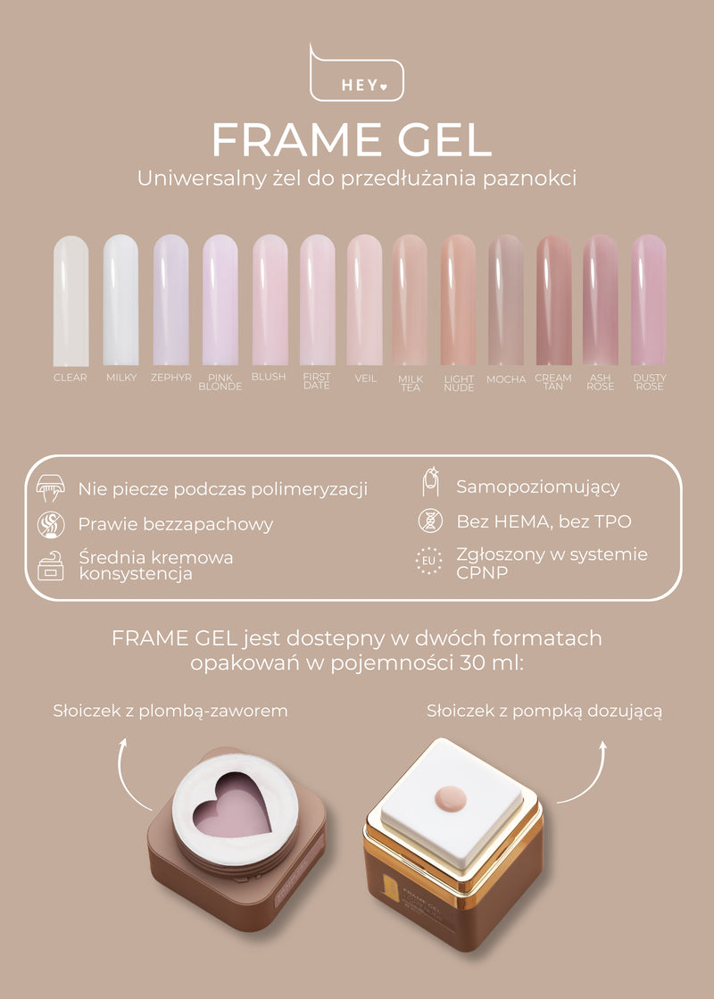 HEYLOVE Frame Builder Gel 30 ml Milk Tea