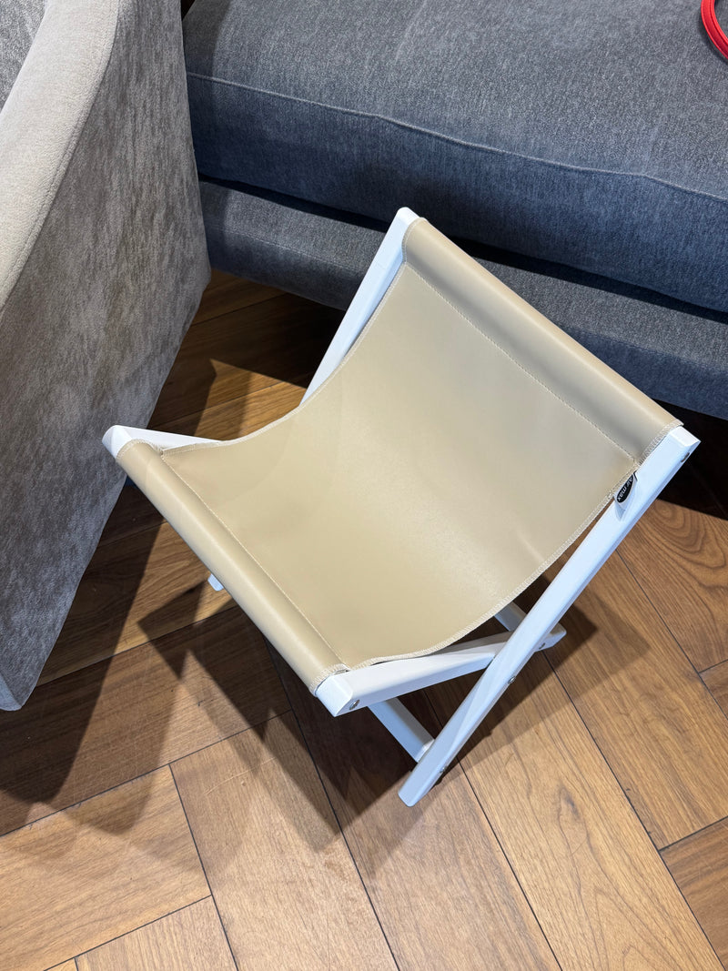 AIR MAX Bag stand(beige eco-leather on white legs)