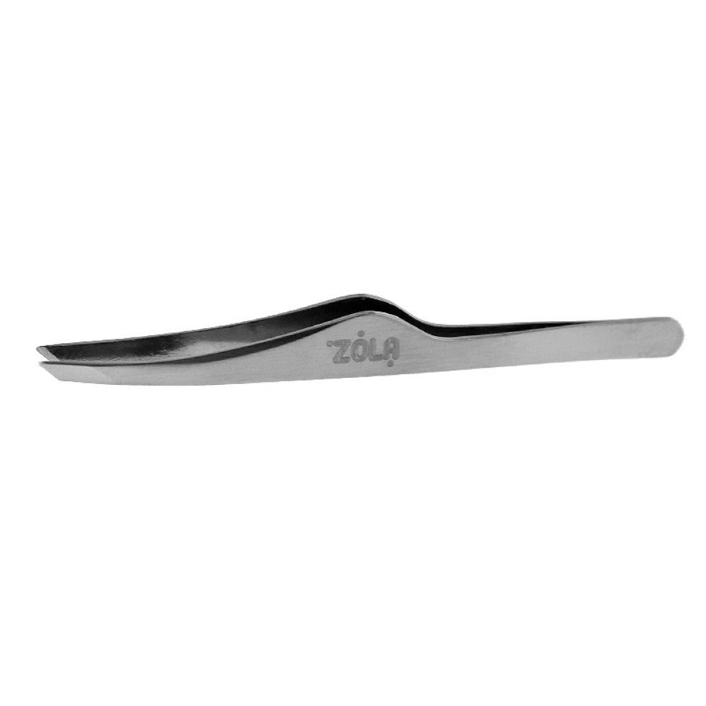 ZOLA PROFESSIONAL EYEBROW TWEEZERS Silver