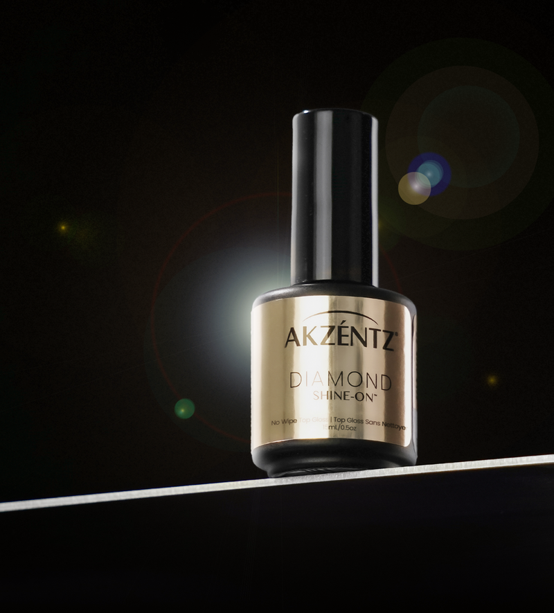 AKZENTZ Diamond Shine-On Tack Free Top Coat 15ml/5ml