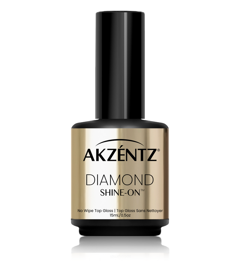 AKZENTZ Diamond Shine-On Tack Free Top Coat 15ml/5ml