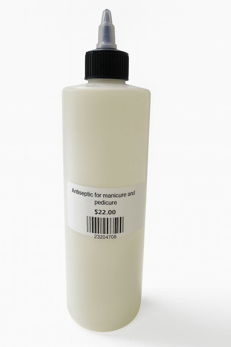 Antiseptic for manicure and pedicure.