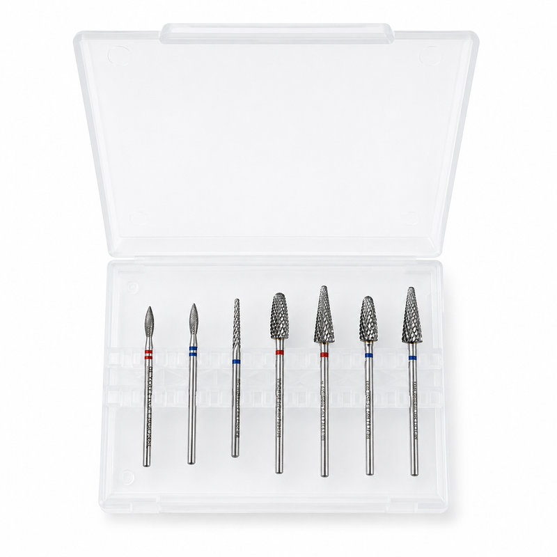 BEYOU PROFESSIONAL Carbide Nail Drill Bit Set 7pcs