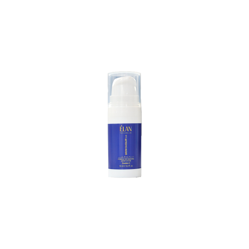 Elan Professional Line Eyebrow Tint Removing Expert System «BROW D-COLOR 2.0» Emulsion 2 10ML