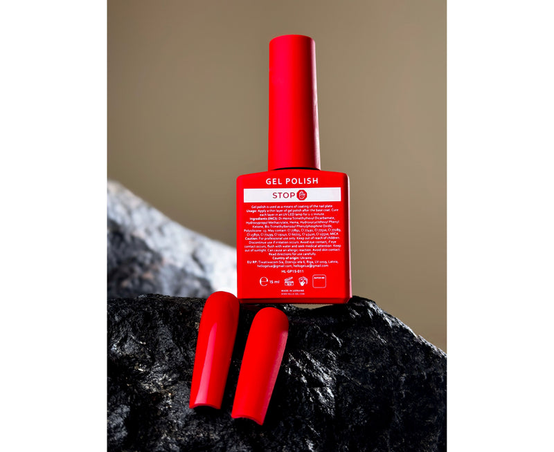 HEYLOVE GEL POLISH STOP RED 15ml HL-GP15-011
