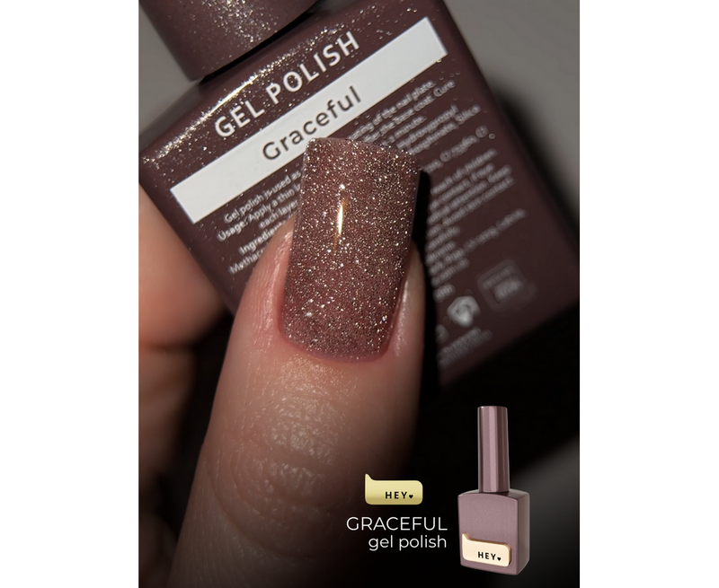 HEYLOVE. REFLECTIVE GEL POLISH GRACEFUL, 15 ML HL-GP15-096
