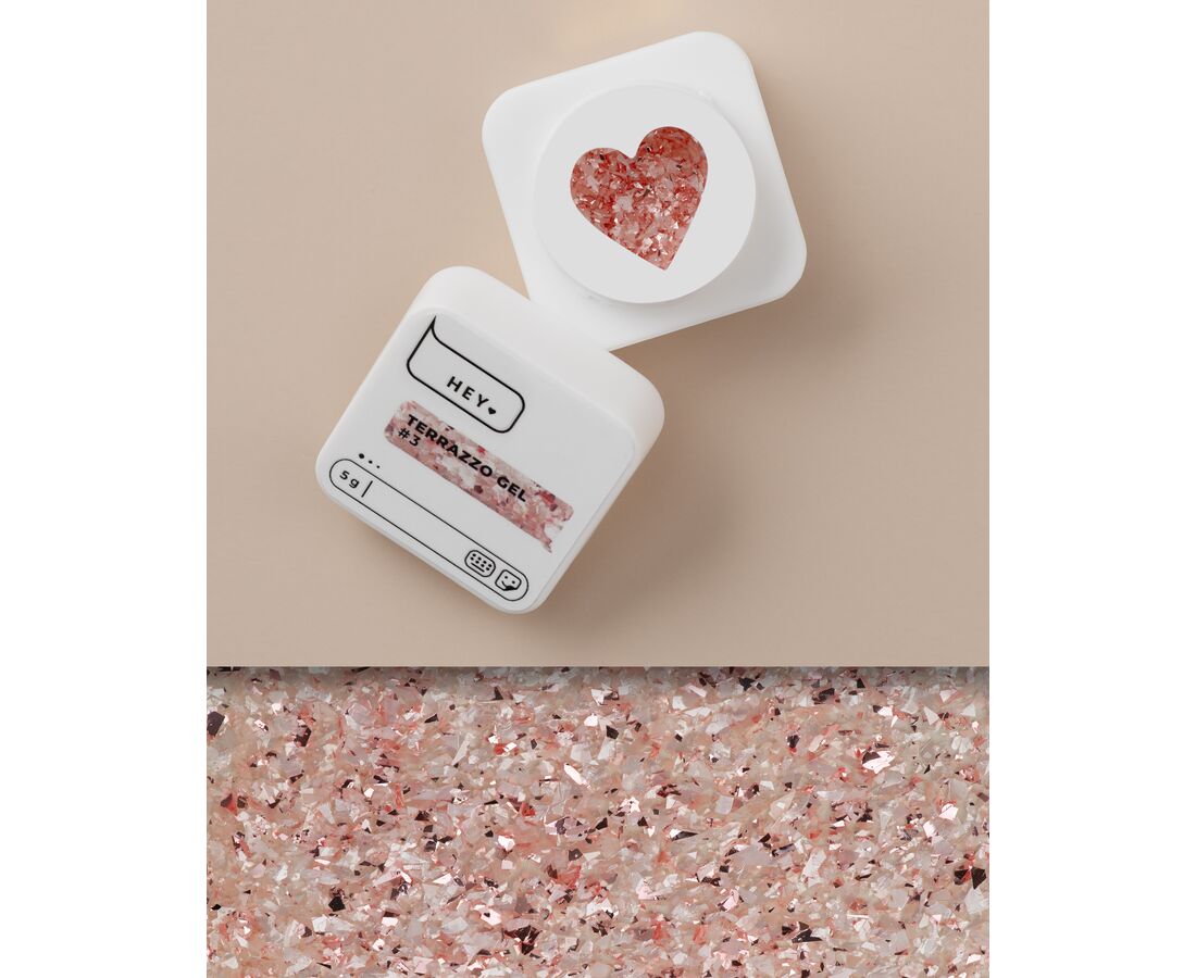 HEYLOVE Terrazzo Gel 5g, Nail Art Gel