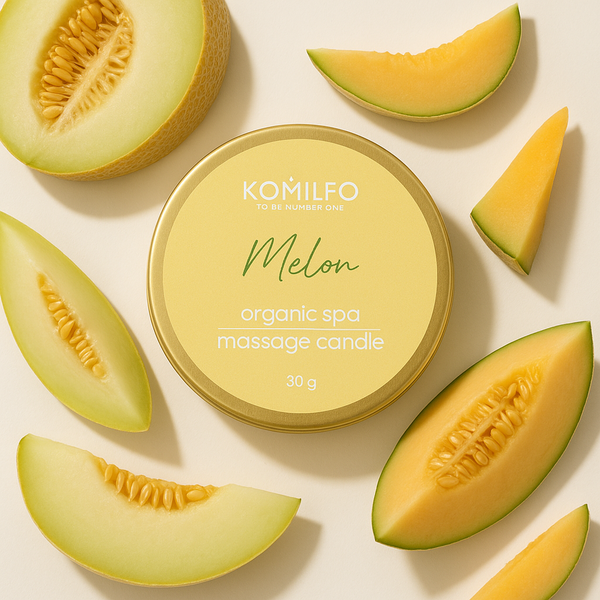 KOMILFO MASSAGE CANDLE - MELON, 30 G