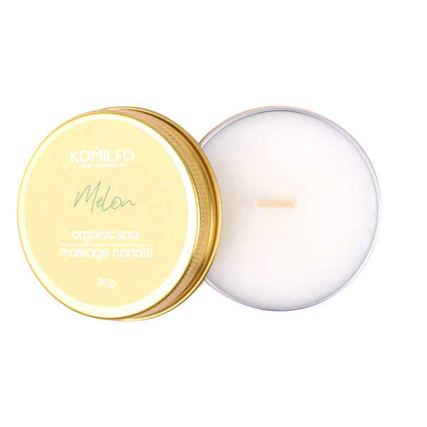 KOMILFO MASSAGE CANDLE - MELON, 30 G
