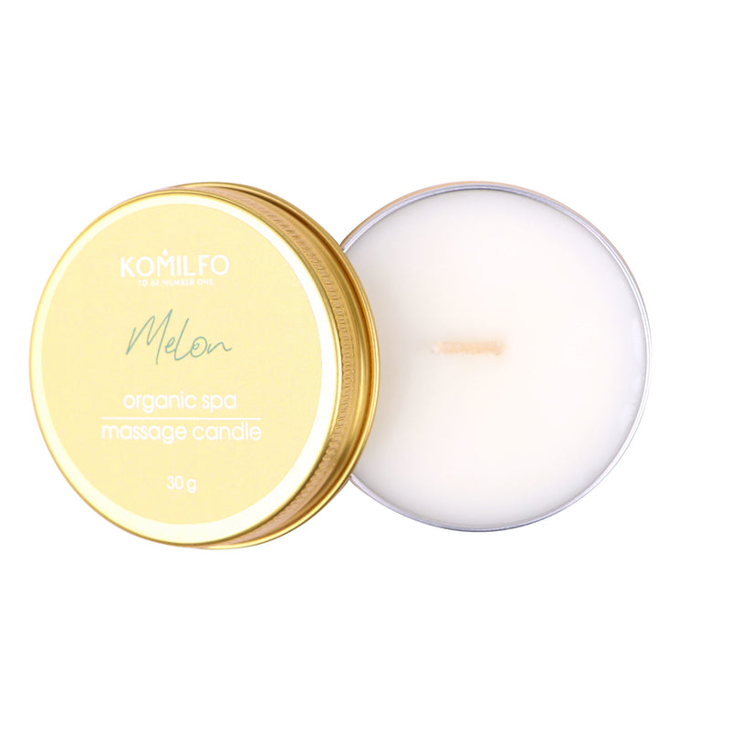 KOMILFO MASSAGE CANDLE - MELON, 30 G