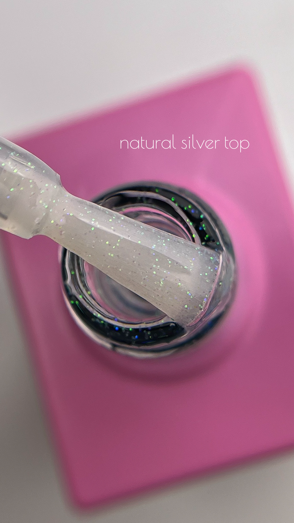 ELITE EMBRACE Professional Top Coat 09 Natural Silver 15ml ETNS0915