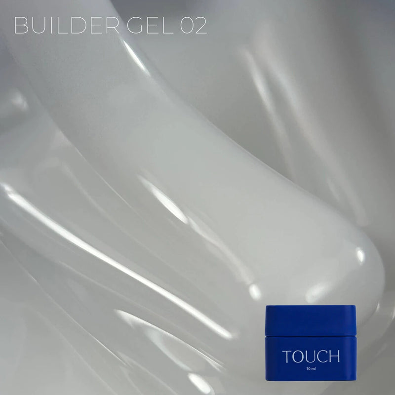 Touch Builder gel, 10 ml, Milk (№02)