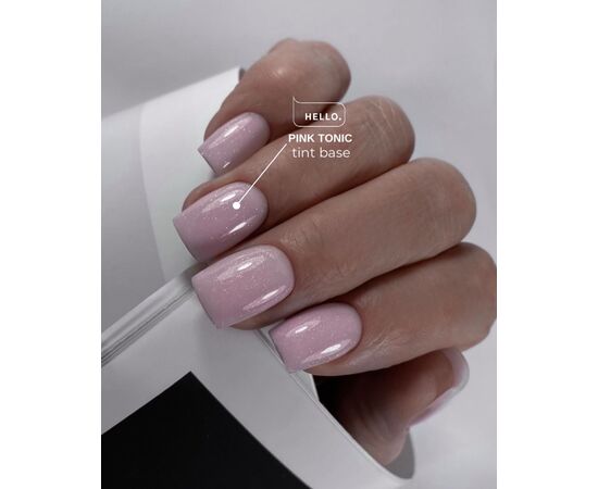 HELLO TINT BASE РОЗОВЫЙ ТОНИК С МЕРЦАМИ, 15 МЛ HL-TB15-061