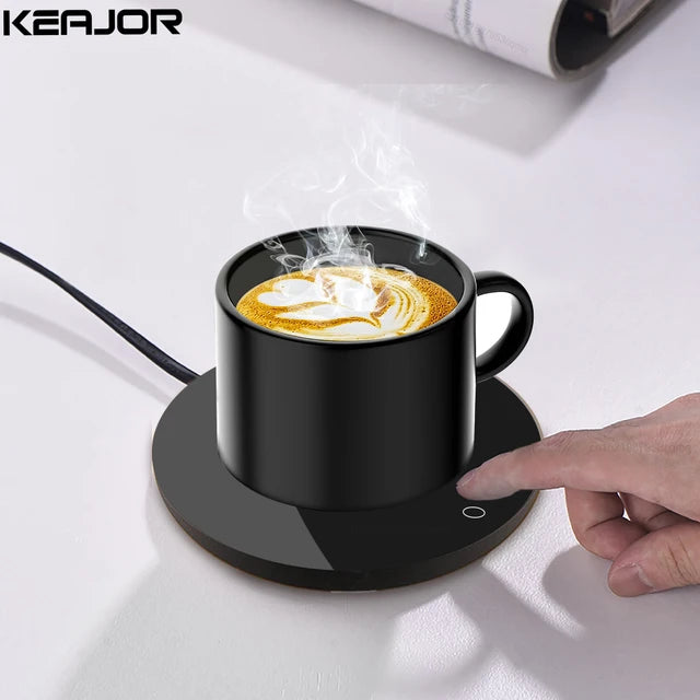 Нагрівач чашок USB-підігрівач чашок для кави Електричний підігрів чашок для чаю з молоком Підігрівач для чашок для домашнього офісу USB-підігрівач для столів