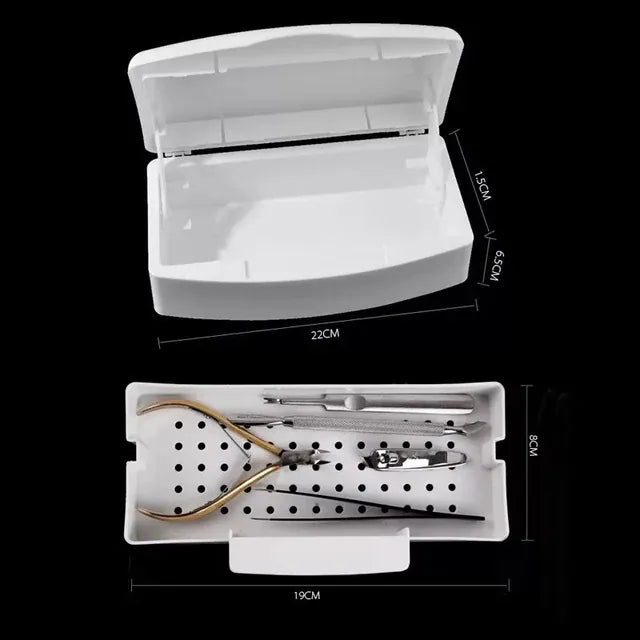 Nail Sterilizer Tray Disinfection Box