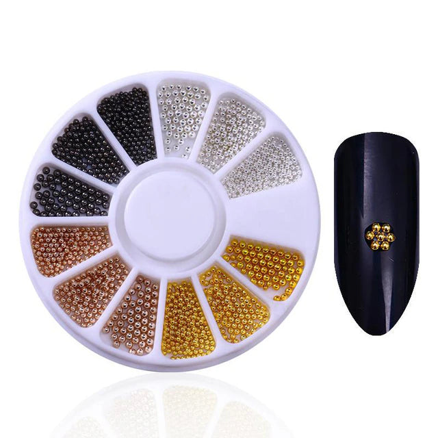 Caviar nail rhinestones