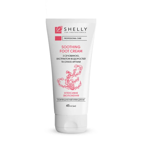 Softening foot cream with urea, algae extract and argan oil Shelly 500 ML,250 ML, 45 ML