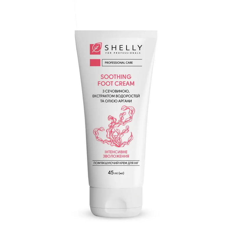 Softening foot cream with urea, algae extract and argan oil Shelly 500 ML,250 ML, 45 ML