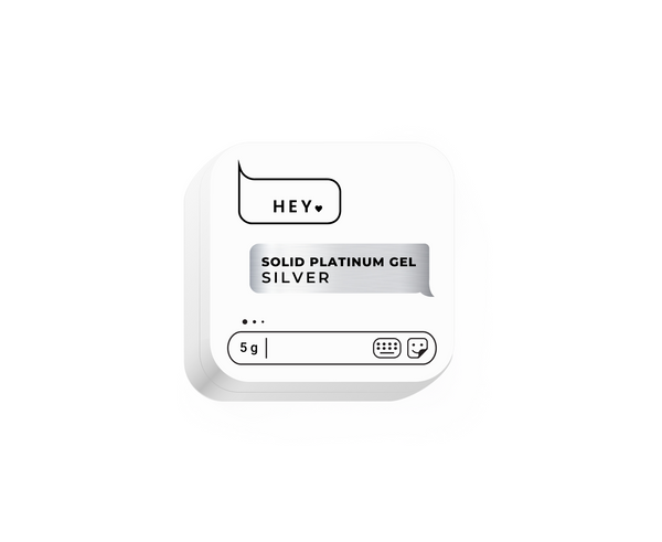 HEYLOVE . Solid platinum gel, SILVER, 5 g HL-PG05-003