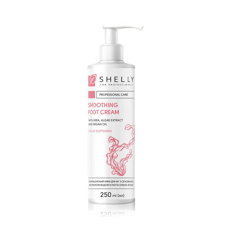 Softening foot cream with urea, algae extract and argan oil Shelly 500 ML,250 ML, 45 ML