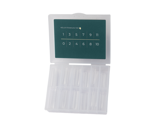 HEYLOVE. Top nail forms, Square, 120pcs HL-NF-001