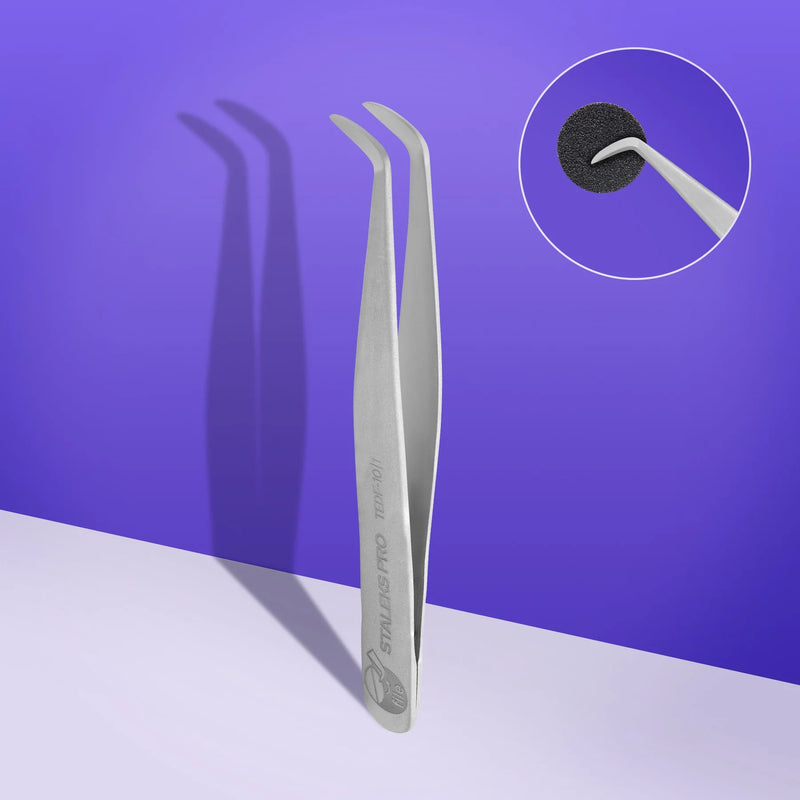 STALEKS PRO EXPERT 10 TYPE 1 TWEEZERS FOR WORK WITH DISPOSABLE FILES TEDF-10/1