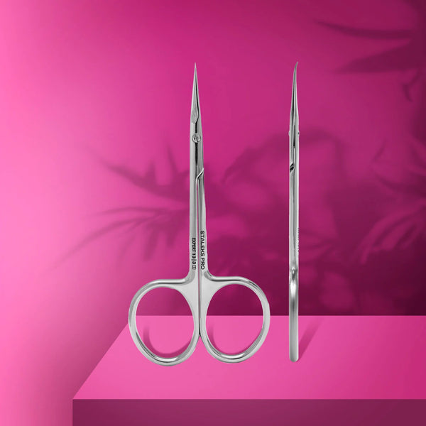 STALEKS PRO EXPERT 13 TYPE 3 CUTICLE SCISSORS WITH HOOK FOR LEFT-HANDED USERS SE-13/3