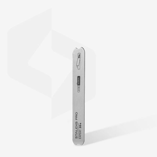 STALEKS PRO EXPERT 20S POPMAM NAIL FILE STRAIGHT METAL BASE 130 MM MBE-20S
