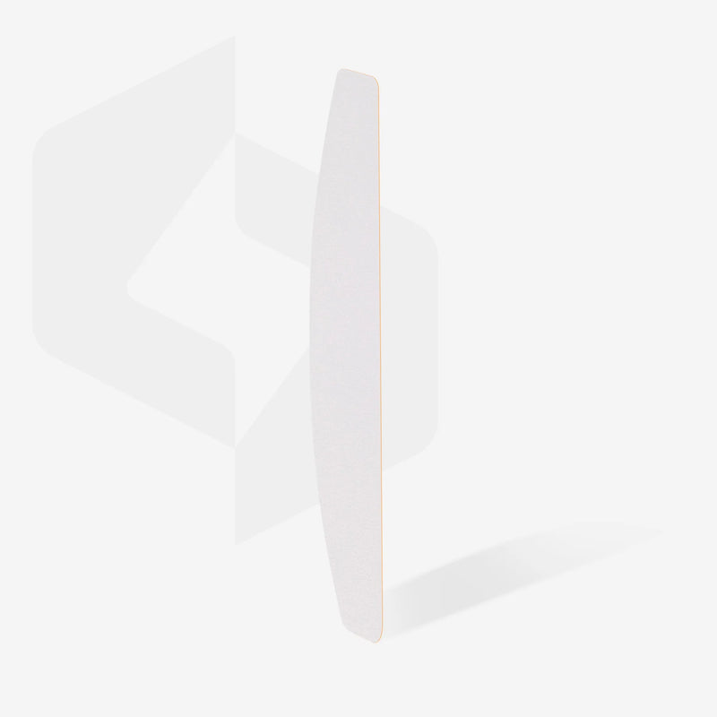 STALEKS PRO EXPERT 42 WHITE ОДНОРАЗОВА ПИЛКА ДЛЯ НІГТІВ ФОРМА ПІВМІСЯЦЯ DFE-42 WHITE DFE-42-150w grit
