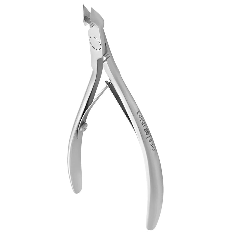 STALEKS PRO EXPERT 80 ПРОФЕССИОНАЛЬНЫЕ ЩИПЦЫ ДЛЯ КУТИКУЛЫ 6 ММ ПОЛНАЯ ЧЕЛАЧКА NE-80-6
