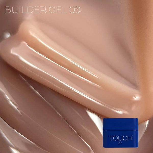 Touch Builder gel, 10 ml, Toffee (№09)