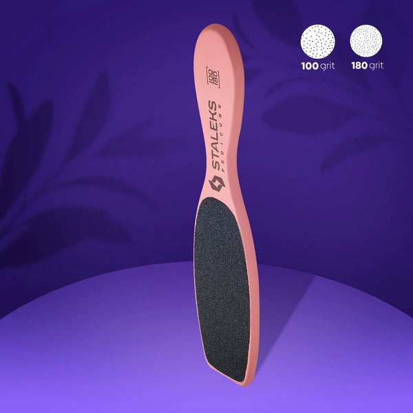 STALEKS BEAUTY & CARE 20 TYPE 3 Double-sided wooden foot file, 100/180 grit