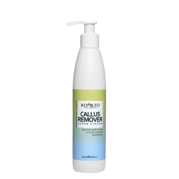 KOMILFO CALLUS REMOVER “SUPER STRONG FORMULA” – ПІЛІНГ ДЛЯ ПЕДИКЮРУ, 250 МЛ 121002