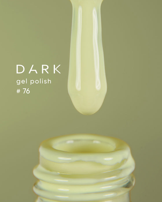 Dark gel polish 76, 10 ml