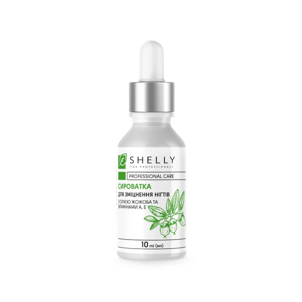 Strengthening serum for nails with jojoba oil and vitamins A, E Shelly 10 ml