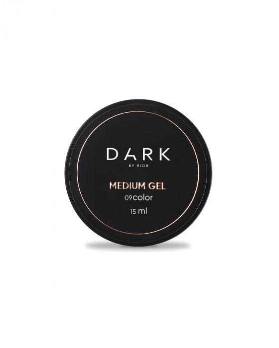 DARK Medium Gel №09, 15 мл (БЕЗ ПЕНЗЛИКА) високопігментований dmg0915