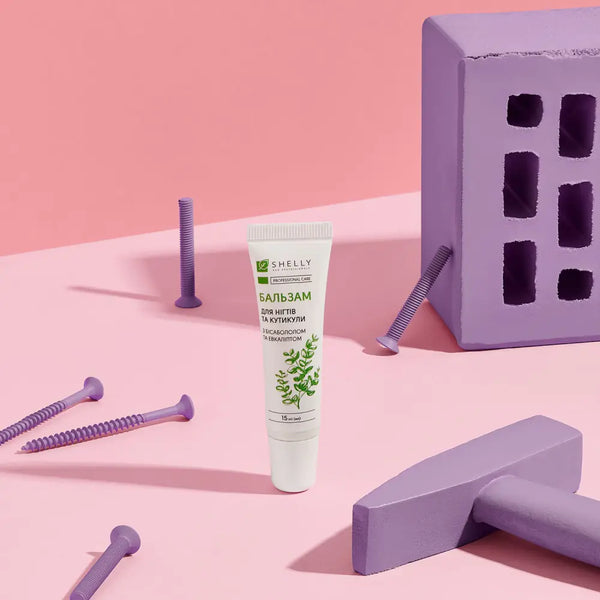 Strengthening nail balm with bisabolol and eucalyptus Shelly 15 ML