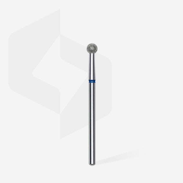 STALEKS Diamond nail drill bit ball blue EXPERT head diameter 3,5 mm FA01B035
