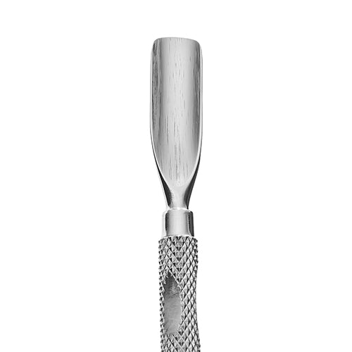 Eclat double-sided manicure and pedicure tool (rounded pusher + curved blade)