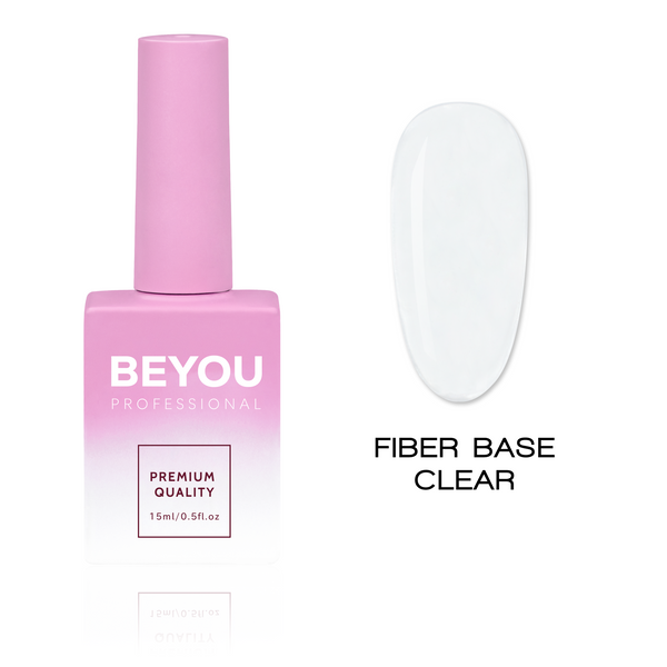 BEYOU Professional Fiber Rubber Base Clear 15ml