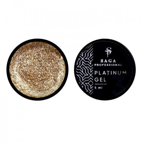 SAGA professional Platinum Gel № 02 (GOLDEN), 5 ml