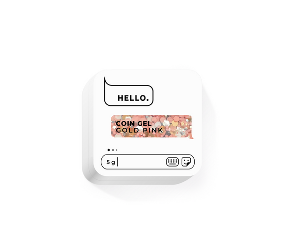 HEYLOVE. COIN GEL, GOLD PINK, 5 G HL-CG05-002